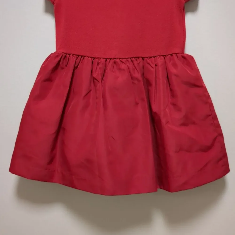 Ralph Lauren Red Dress With Diaper Cover - Baby Girls Size 9 Months